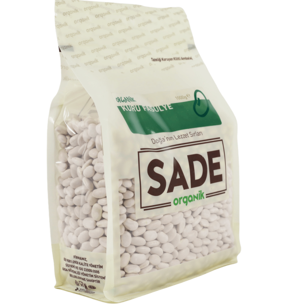 Sade Organik Kuru Fasulye 1000 gr