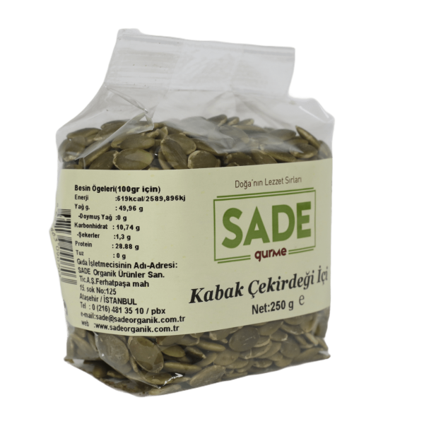 Sade Gurme Kabak Çekirdeği İçi 250 gr