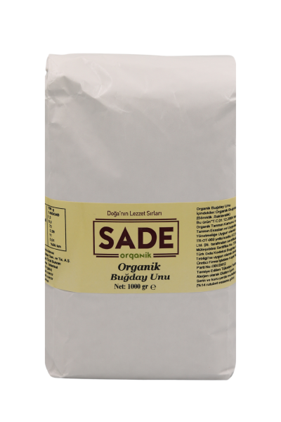 Sade Organik Buğday Unu 1000 gr
