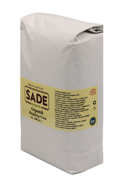 Sade Organik Buğday Unu 1000 gr