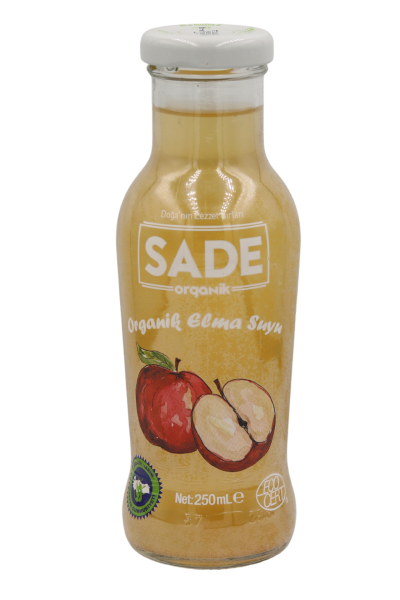Sade Organik Elma Suyu 250 ml
