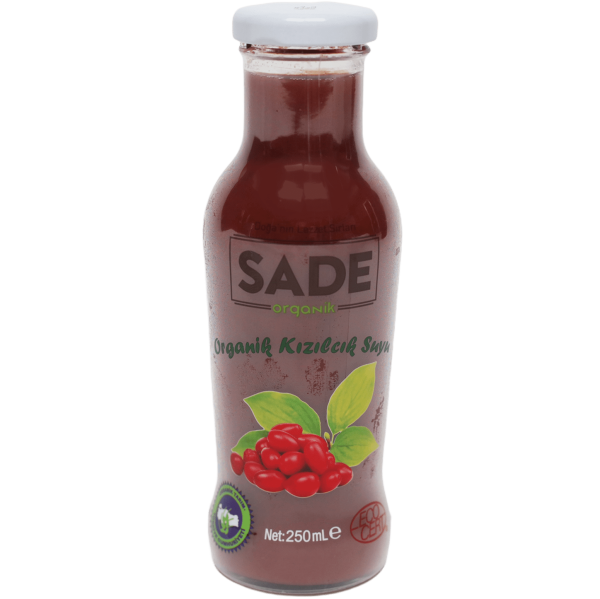 Sade Organik Kızılcık Suyu 250 ml