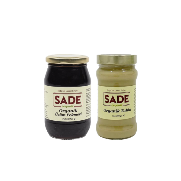 Sade Organik Tahin Üzüm Pekmezi görseli.