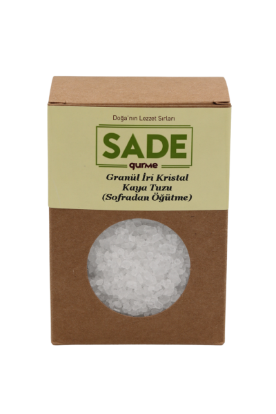 Sade Gurme Sofralık İnce Kristal Kaya Tuzu 250gr.