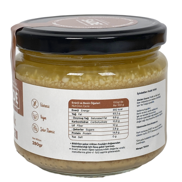 Sade Gurme % 100 Fındık Ezmesi 280g