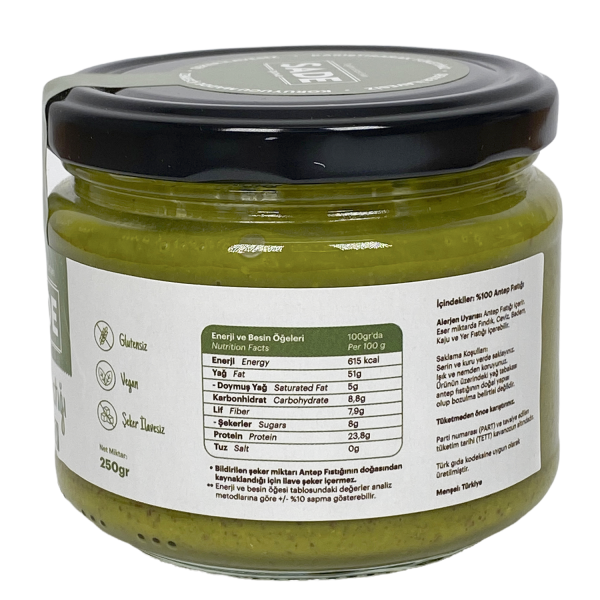 Sade Gurme Antep Fıstığı Ezmesi 250g