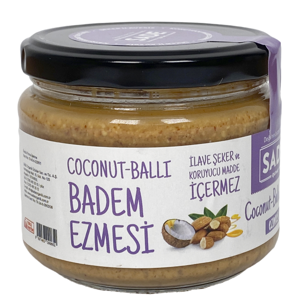 Sade Gurme Coconut & Ham Ballı Badem Ezmesi 280g