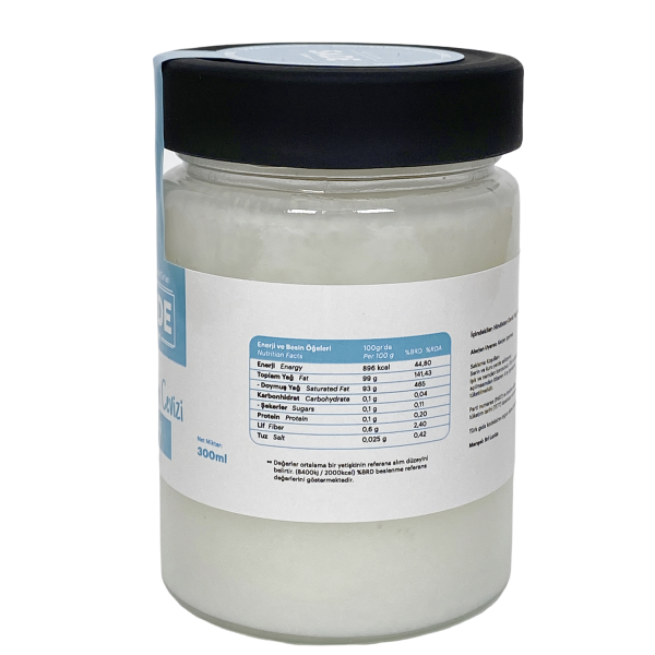 Sade Gurme Hindistan Cevizi Yağı 300ml