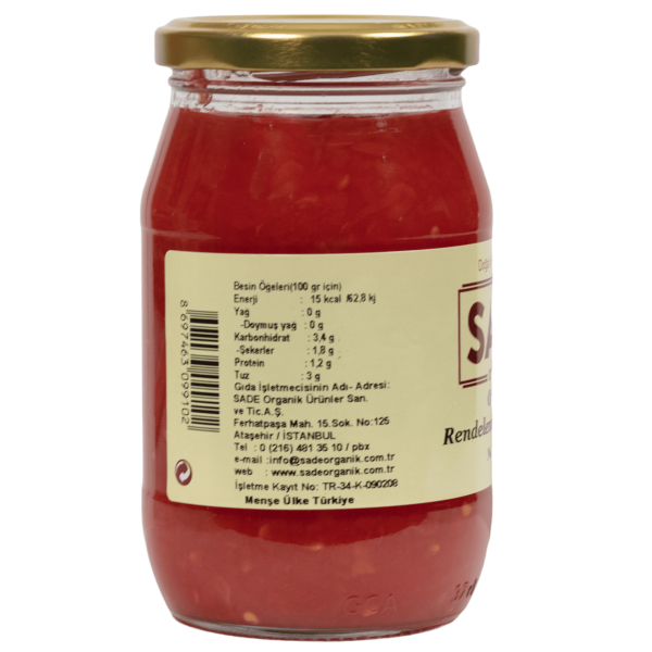 Sade Organik Rendelenmiş Domates 340 Gr