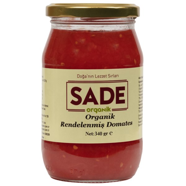 Sade Organik Rendelenmiş Domates 340 Gr
