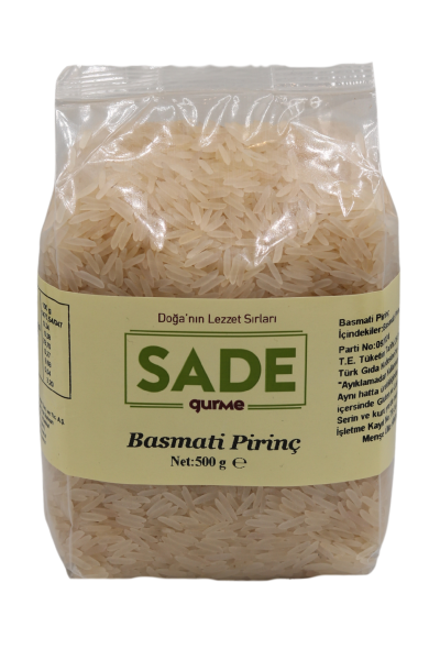 Sade Gurme Basmati Pirinç 500 Gr
