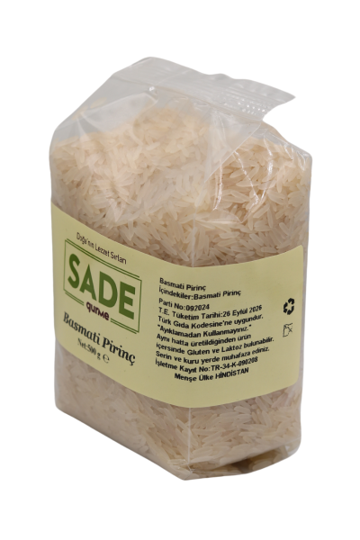 Sade Gurme Basmati Pirinç 500 Gr
