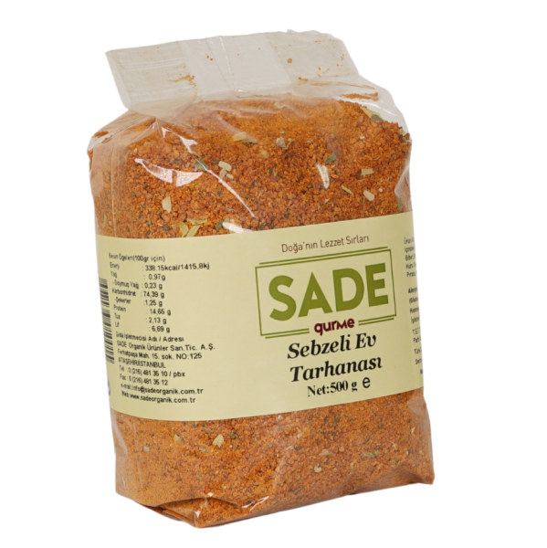 Sade Gurme Sebzeli Ev Tarhanası