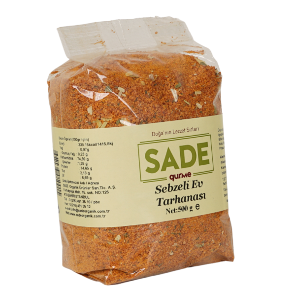 Sade Gurme Sebzeli Ev Tarhanası