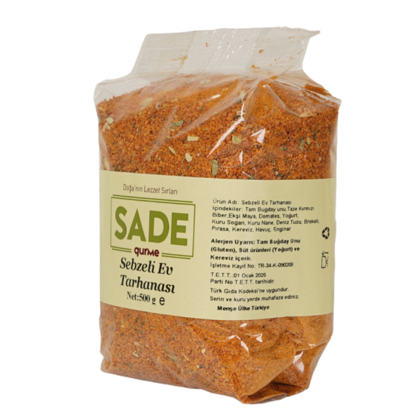 Sade Gurme Sebzeli Ev Tarhanası