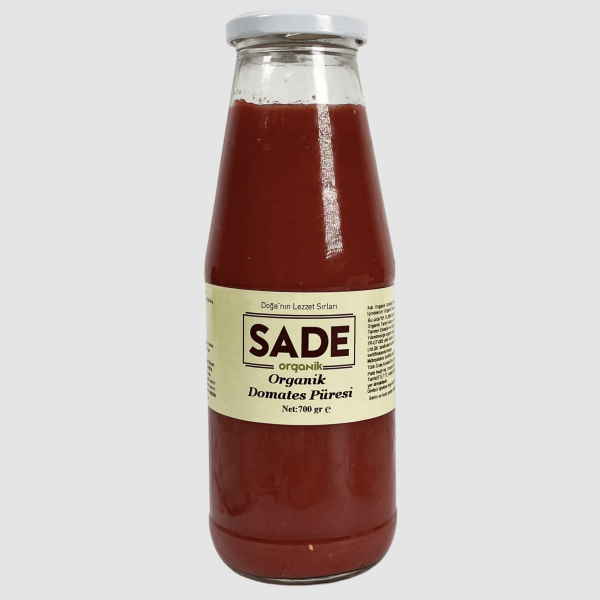 Sade Organik Domates Püresi 680 gr.