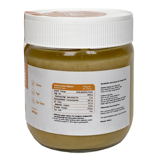 %100 Yer Fıstığı Ezmesi 360gr ve Çikolatalı Fıstık Ezmesi 360gr
