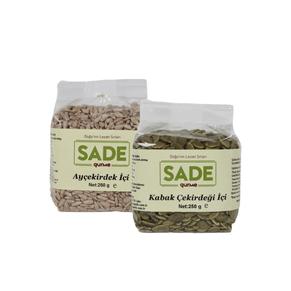 Sade Gurme Ayçekirdek Içi 250 gr Ve Kabak Çekirdeği 250 gr
