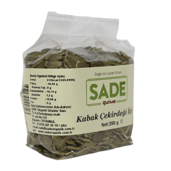 Sade Gurme Ayçekirdek Içi 250 gr Ve Kabak Çekirdeği 250 gr