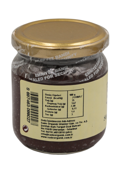 Sade Organik Siyah Zeytin Ezmesi 170 gr 2 ' li Paket