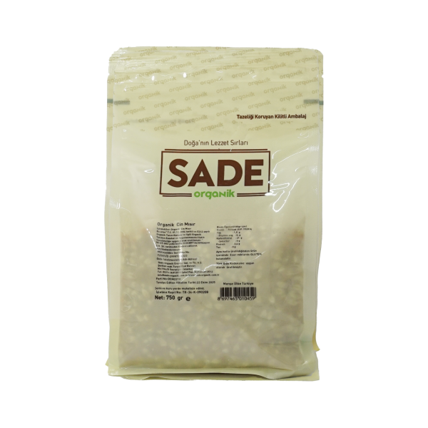 SADE ORGANİK CİN MISIR 750 GR
