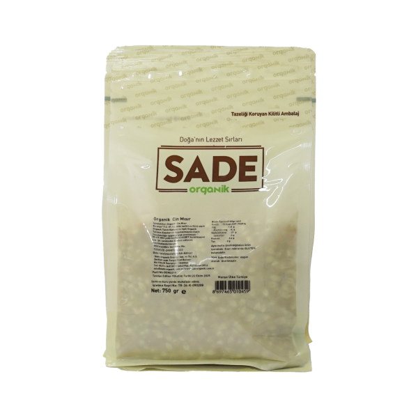 SADE ORGANİK CİN MISIR 750 GR