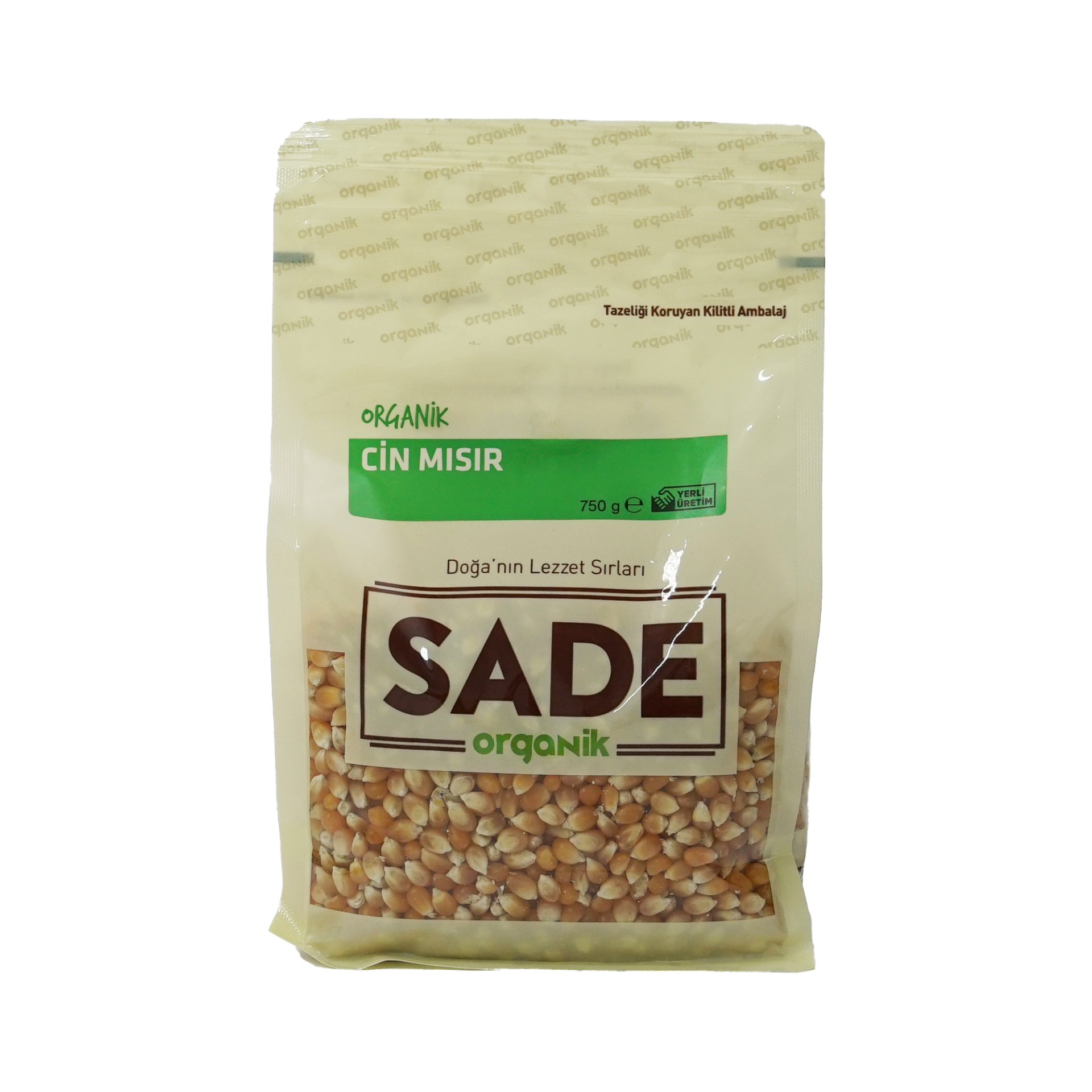 SADE ORGANİK CİN MISIR 750 GR