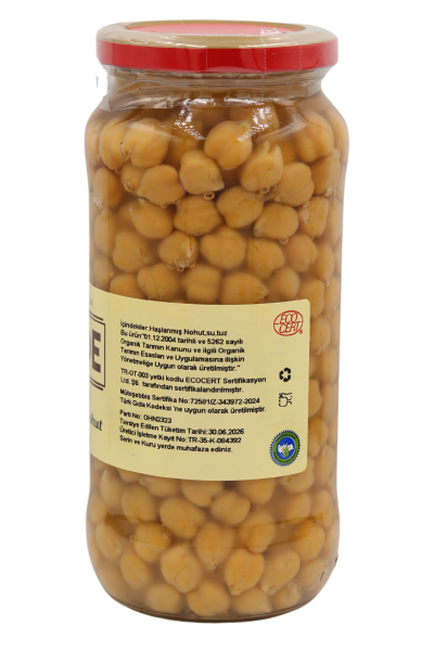 SADE ORGANİK HAŞLANMIŞ NOHUT KONSERVE 400 GR