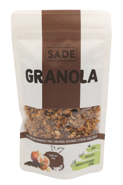 SADE GURME İNCİR ÜZÜM FINDIK GRANOLA 200 GR.