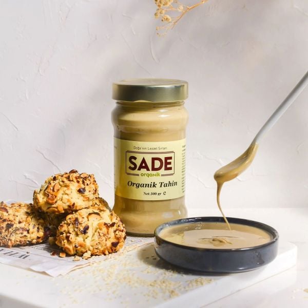 SADE ORGANİK TAHİN 300 GR 4 LÜ PAKET