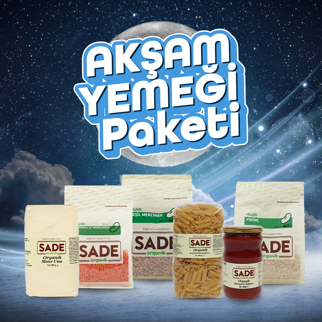 SADE ORGANİK AKŞAM YEMEĞİ PAKETİ