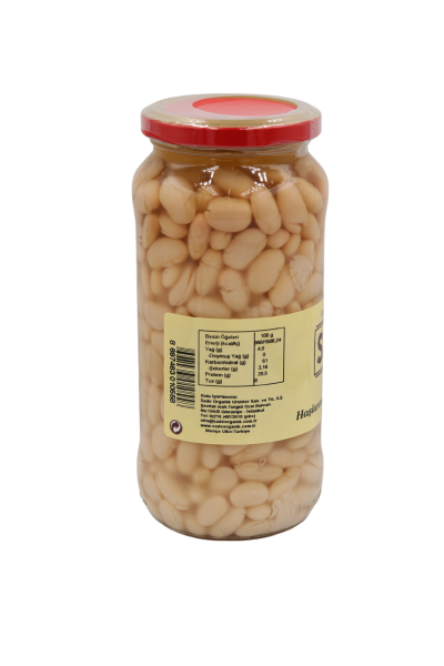 Sade Organik Haşlanmış Kuru Fasulye 400 GR