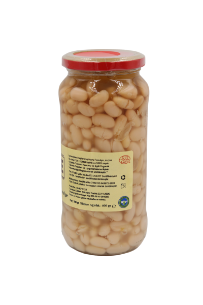 Sade Organik Haşlanmış Kuru Fasulye 400 GR