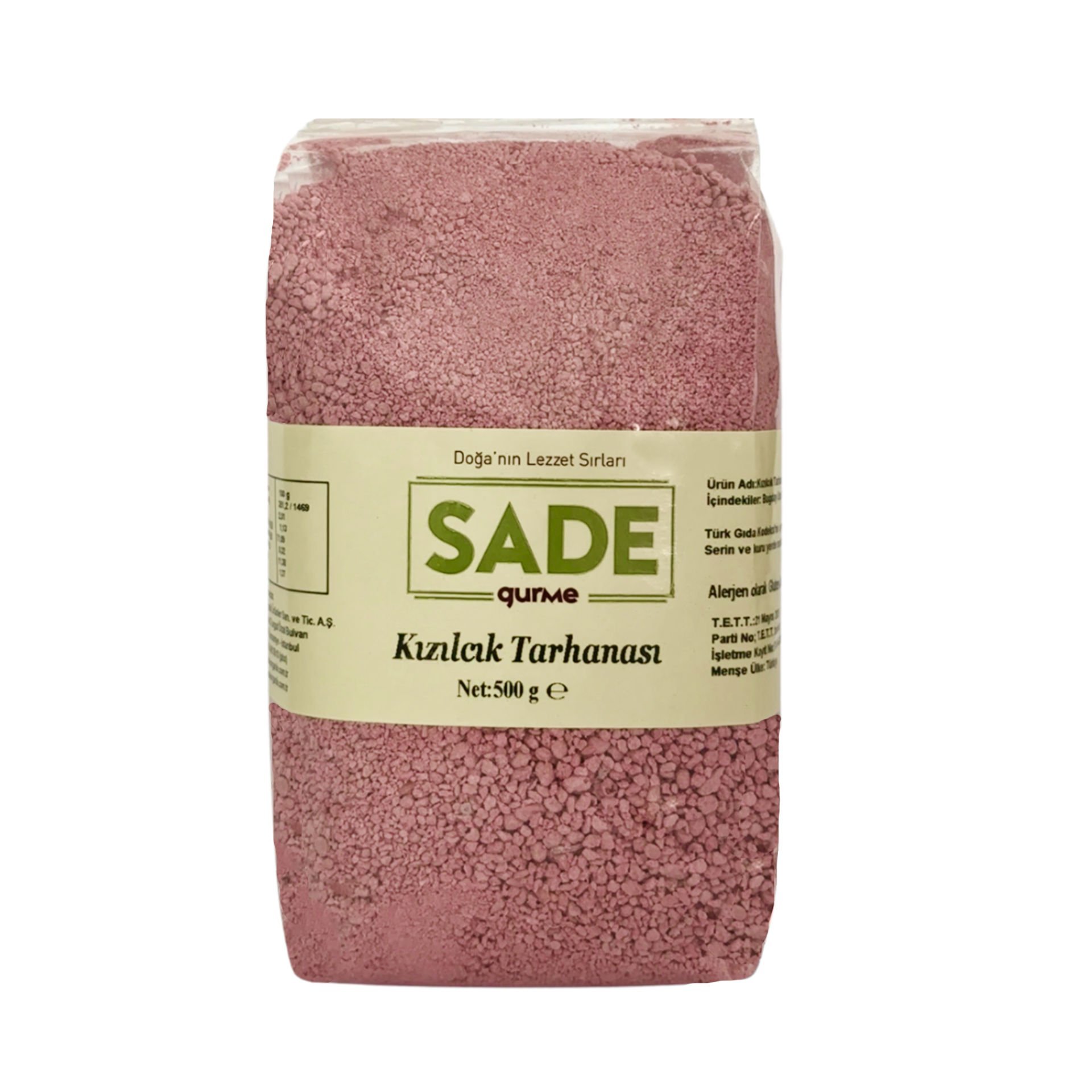 Sade Gurme Kızılcık Tarhanası - 500 GR | Doğal ve Katkısız Kızılcık Tarhanası