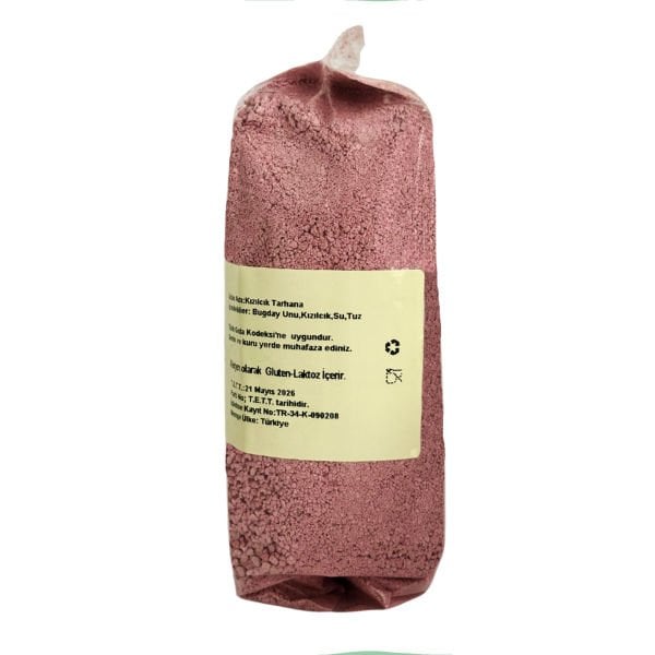 Sade Gurme Kızılcık Tarhanası - 500 GR | Doğal ve Katkısız Kızılcık Tarhanası