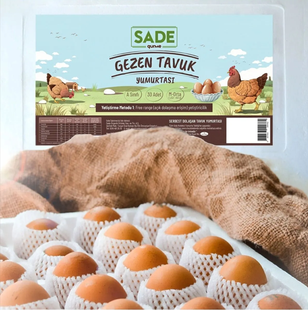 Gezen Tavuk 30'lu Yumurta (Köpük Viyollü )