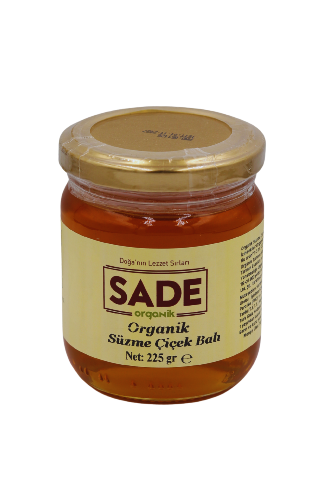 Organik Süzme Çiçek Balı - 225 g | Doğal ve Katkısız