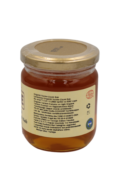 Organik Süzme Çiçek Balı - 225 g | Doğal ve Katkısız