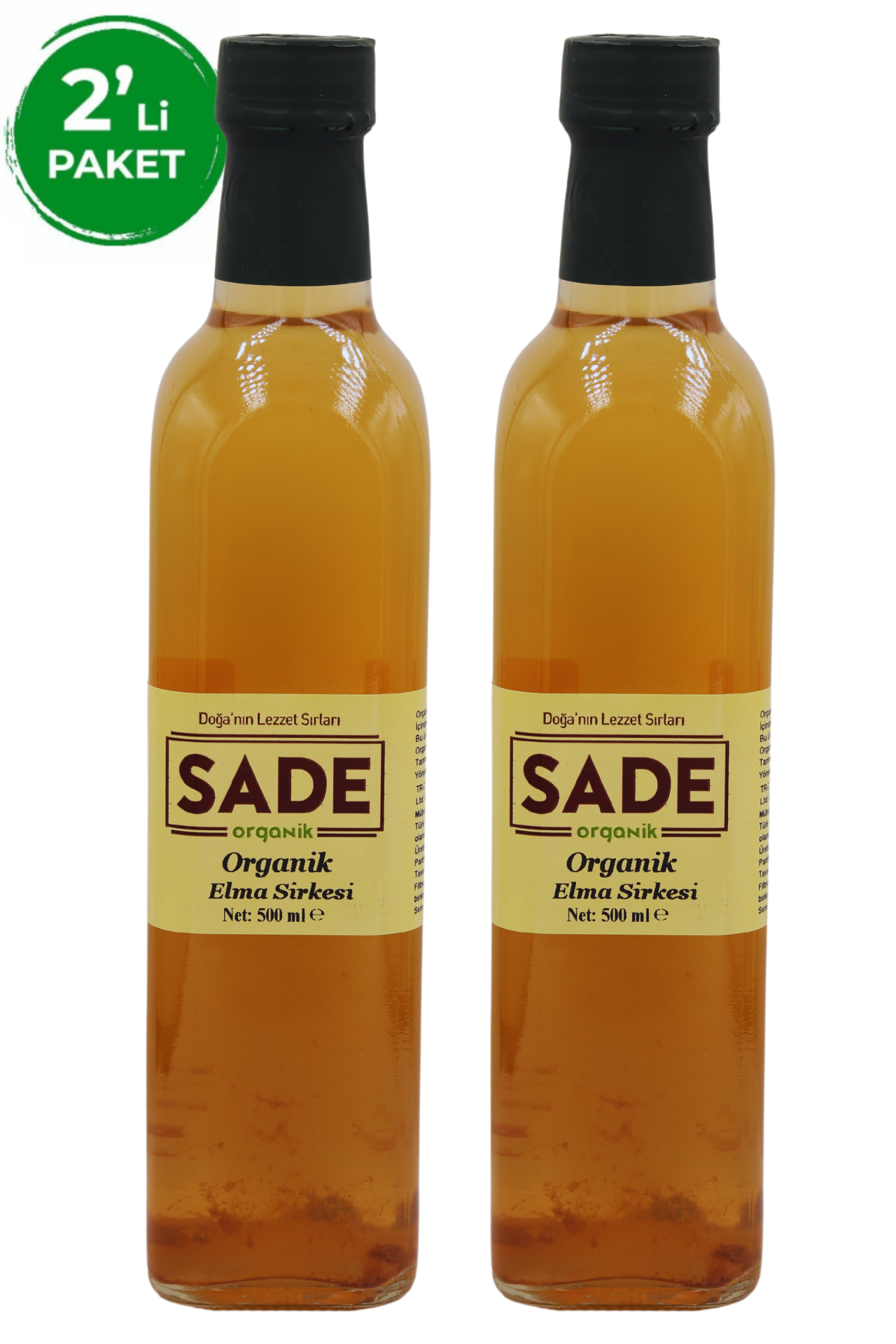 Elma Sirkesi 2x500 ml