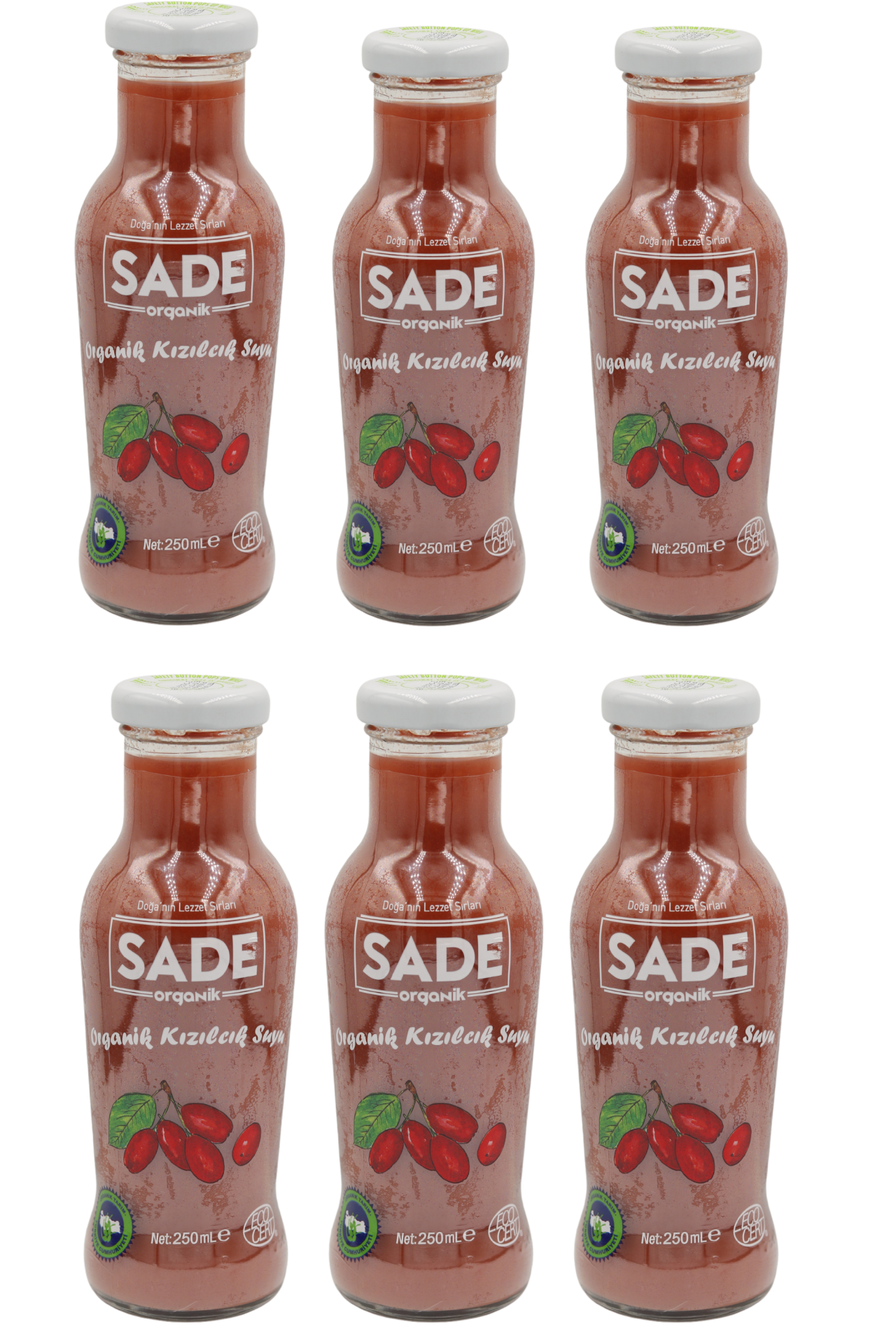 Kızılcık Suyu 250ml 6'lı Paket