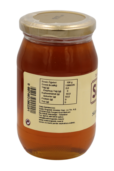 Sade Organik Süzme Çiçek Balı 460 gr 2'Lİ Paket