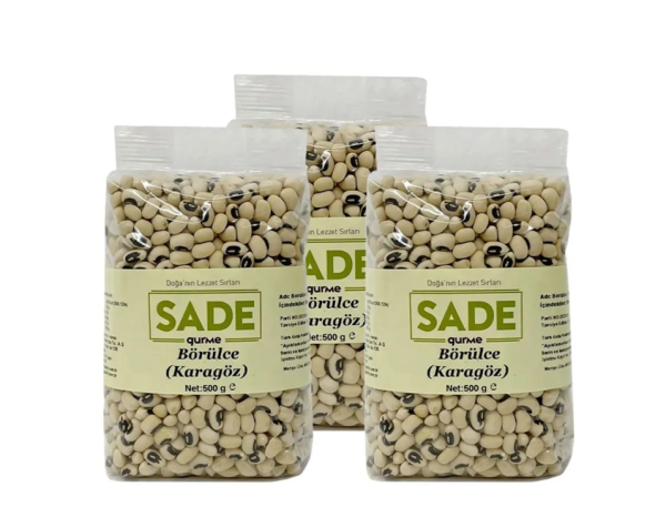 SADE GURME KARAGÖZ BÖRÜLCE 500 GR 3 LÜ PAKET görseli.