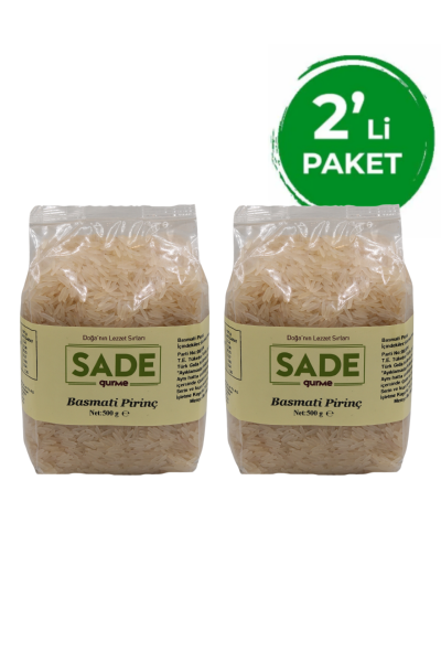 PİRİNÇ BASMATİ 500 GR 2 Lİ PAKET