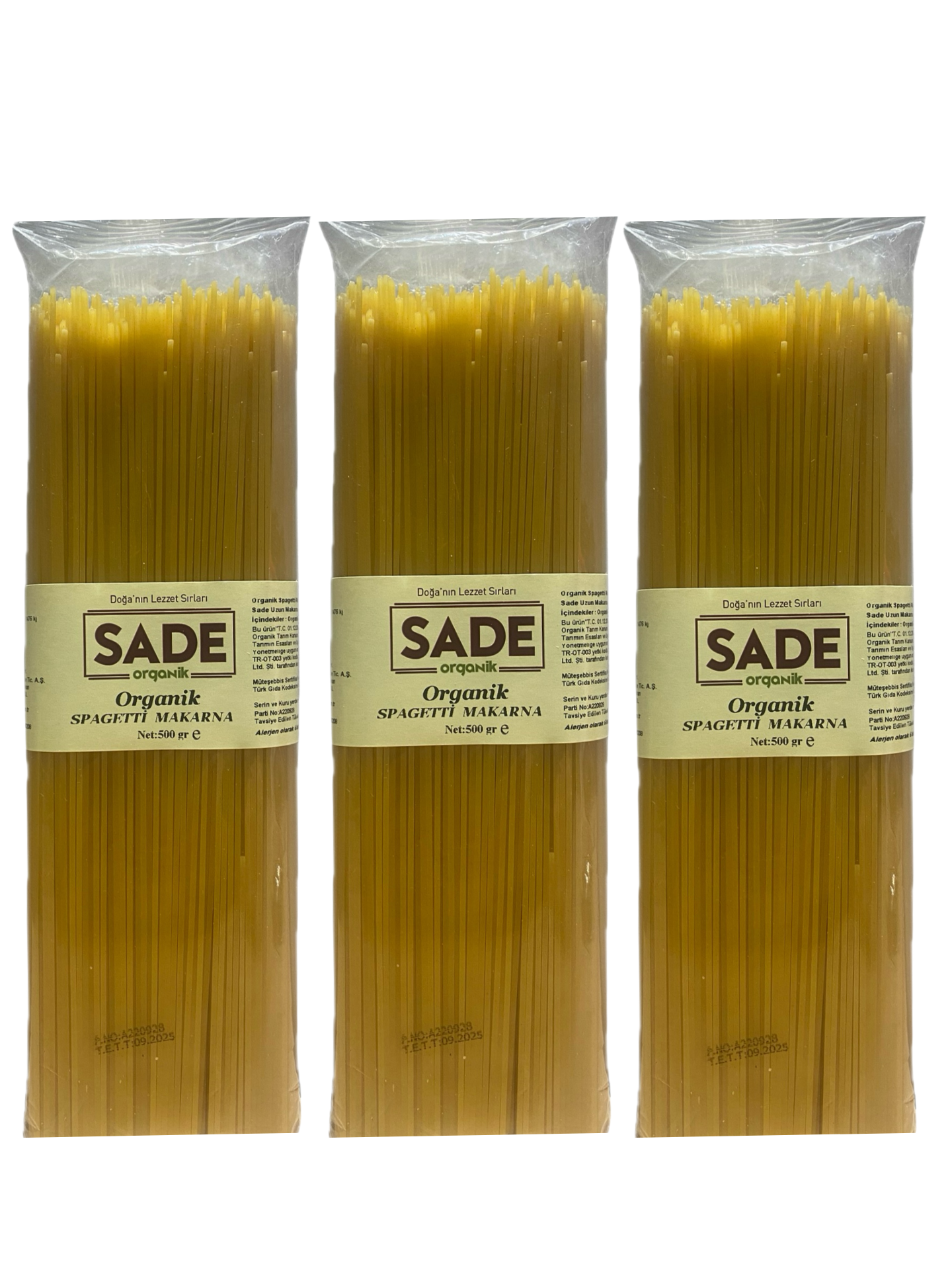 Spagetti Makarna 500 gr 3 Lü Paket