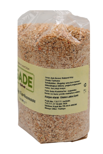 Sade Gurme Köy Tarhanası 500 gr 2'li Paket