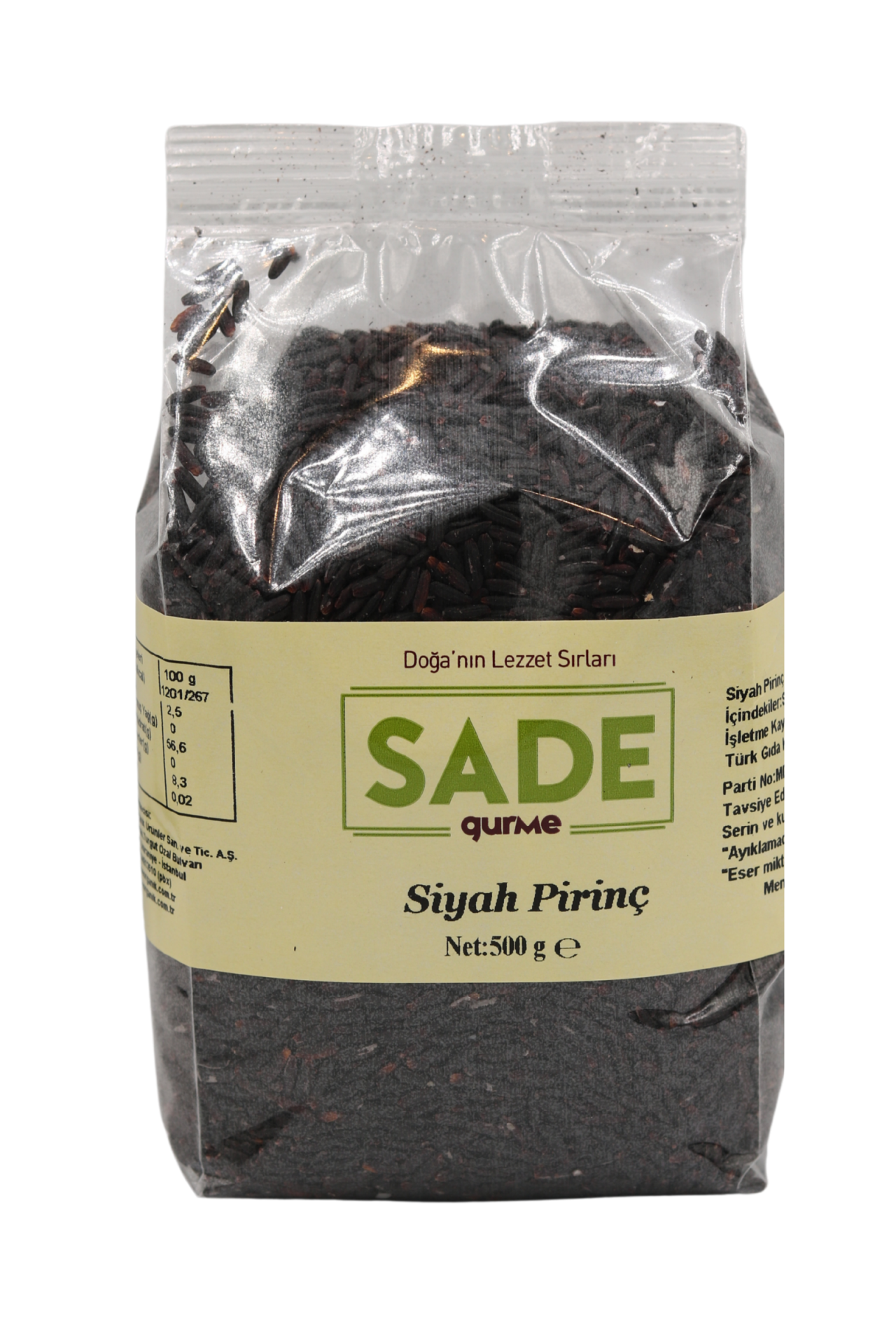 Siyah Pirinç 500 GR