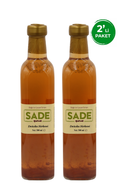 Detoks Sirkesi 500 ml 2'li Paket görseli.