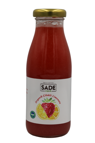 Organik Çilekli Limonata 250 ml görseli.