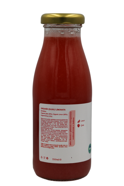 Organik Çilekli Limonata 250 ml