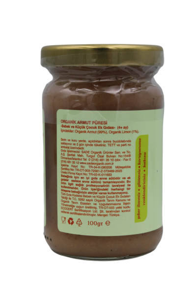 Organik Armut Püresi 100gr (4+ay)